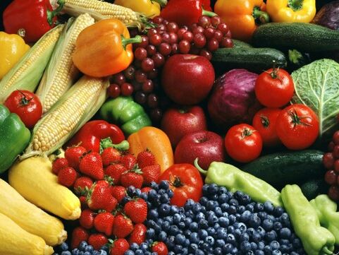 λαχανικά και φρούτα για οστεοχόνδρωση της σπονδυλικής στήλης